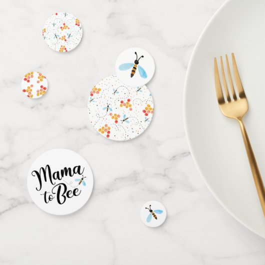 Niedliche Scandi Bee Confetti Konfetti (Gruppe)