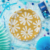 Niedliche Scandi Daisy Papierplatte Pappteller (Party)
