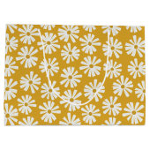 Niedliche Scandi Daisy Wrapping Große Geschenktasc Geschenktüte (Rückseite)