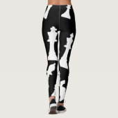 Niedliche Schachpartien Leggings (Rückseite)