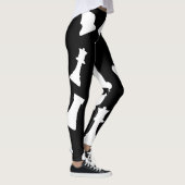 Niedliche Schachpartien Leggings (Rechts)