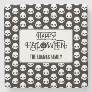 Niedliche Schädel mit Nachname Steinuntersetzer