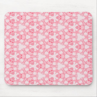 Niedliche Schädel-und Stern-Mausunterlage Mousepad