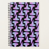 Niedliche Schädelhexe mit Lila Blau Zeichnend Must Planer (Vorderseite)