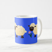 Niedliche Schaf-Tasse Kaffeetasse (VorderseiteRechts)