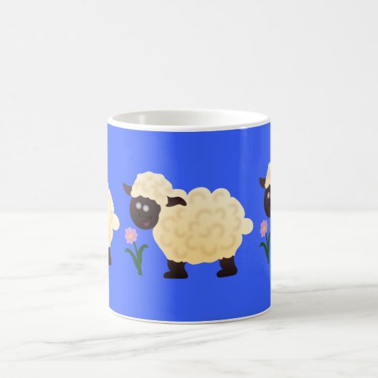 Niedliche Schaf-Tasse Kaffeetasse (Mittel)