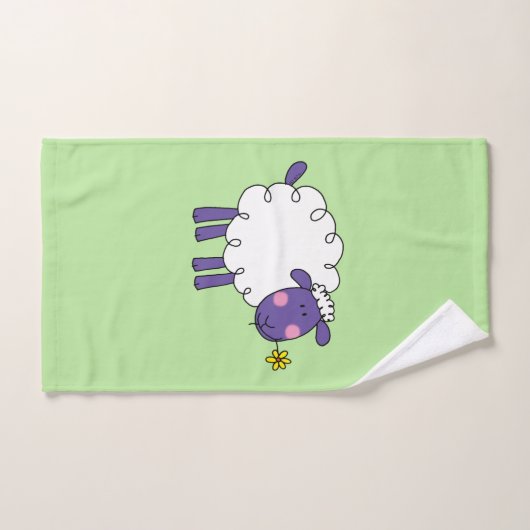 niedliche Schafe Badhandtuch Set (Handtuch)