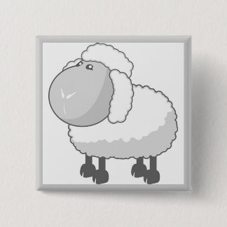 Niedliche Schafe Button