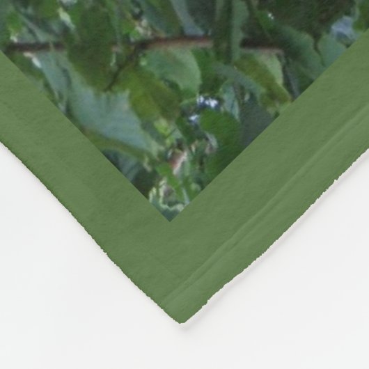 Niedliche Schafe, die Blätter-Fleece-Decke essen Fleecedecke (Ecke)