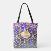 Niedliche Schafe in Popcorn für Filmliebhaber Tasche (Rückseite)