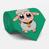 Niedliche Schafe Krawatte (Gerollt)