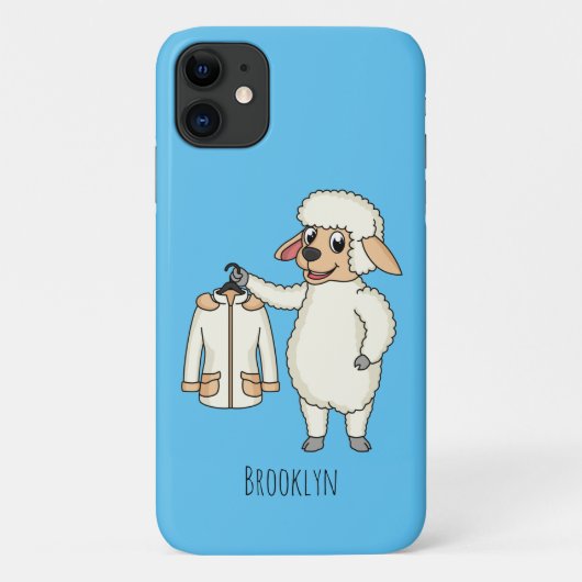 Niedliche Schafe mit Cartoon Case-Mate iPhone Hülle (Rückseite)