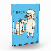 Niedliche Schafe mit Cartoon Fotoblock (Links)