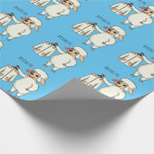 Niedliche Schafe mit Cartoon Geschenkpapier (Ecke)