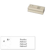 Niedliche Schafe mit Cartoon Gummistempel (Stempel)