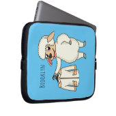 Niedliche Schafe mit Cartoon Laptopschutzhülle (Vorne Rechts)