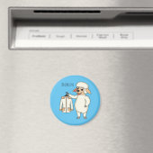 Niedliche Schafe mit Cartoon Magnet (In Situ (Geschirrspüler))