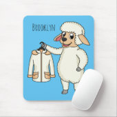 Niedliche Schafe mit Cartoon Mousepad (Mit Mouse)