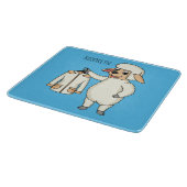 Niedliche Schafe mit Cartoon Schneidebrett (Ecke)