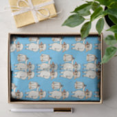 Niedliche Schafe mit Cartoon Seidenpapier (Geschenk)
