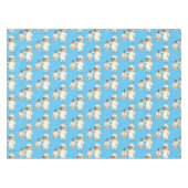 Niedliche Schafe mit Cartoon Tischdecke (Vorderseite (Horizontal))