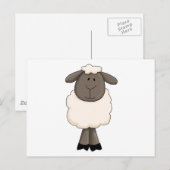 Niedliche Schafe Postkarte (Vorne/Hinten)