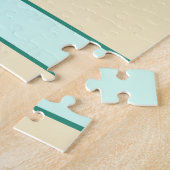 Niedliche Schafe und Sterne Mit Monogramm Kinderpu Puzzle (Seite)
