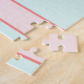 Niedliche Schafe und Sterne Mit Monogramm Kinderpu Puzzle (Seite)