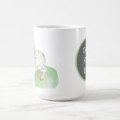 niedliche Schaffrau Kaffeetasse (Mittel)