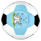 Niedliche Schaffreunde und Schmetterlinge Cartoon Fußball (Gedreht)
