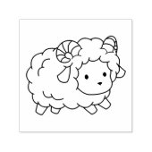 Niedliche Schafsfarbe Permastempel (Design)