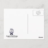 Niedliche Schafskarte Postkarte (Rückseite)