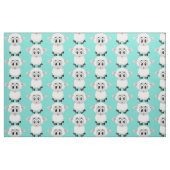 Niedliche Schafskinder Kinderzimmer farbig Stoff (Fat Quarter (45,7 x 55,9 cm))