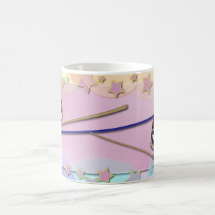 Niedliche Schalen-lustige Cartoon-Charakter Kawaii Kaffeetasse