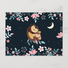 Niedliche Schalen Valentinstag Postkarte