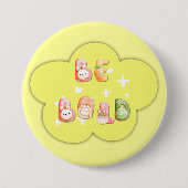 Niedliche Schaltfläche | Fett sein Button (Vorderseite)