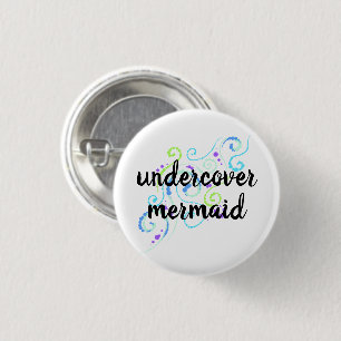 Niedliche Schaltfläche Mermaid untersuchen Button