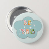 Niedliche Schaltfläche | Sei du Button (Vorne & Hinten)