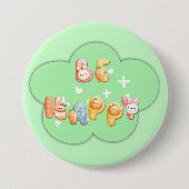 Niedliche Schaltfläche | Seien Sie glücklich Button (Vorderseite)