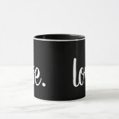 niedliche schicke LIEBE. Drehbuch | Tasse (Zentrum)