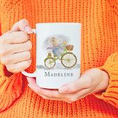 Niedliche, schicke Vintage Maus - Fahrradbuch Love Kaffeetasse