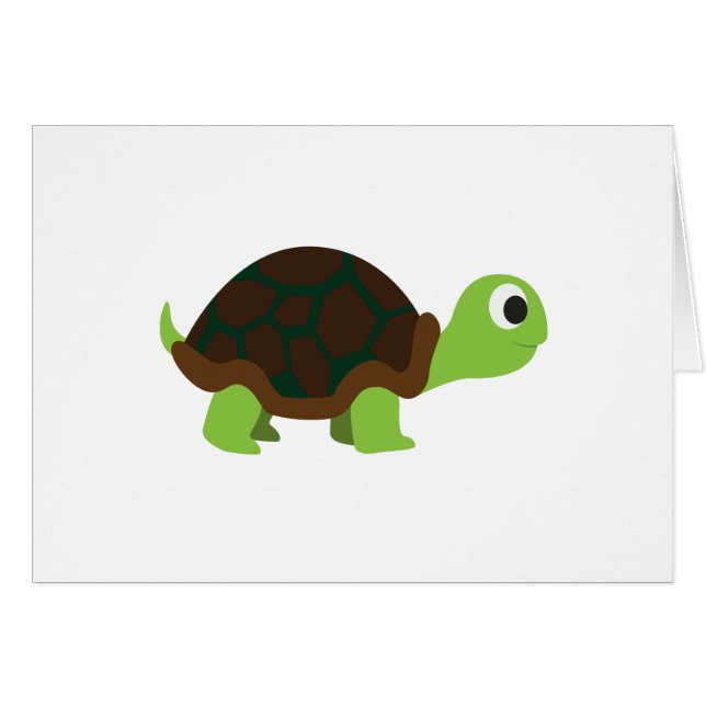 niedliche Schildkröte (Vorderseite (Horizontal))