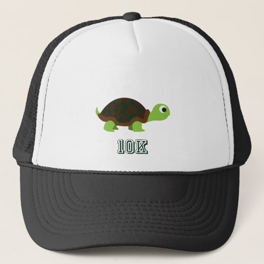 Niedliche Schildkröte 10K Truckerkappe (Vorderseite)