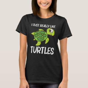 Niedliche Schildkröte für Männer Schildkrötenlebew T-Shirt