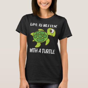 Niedliche Schildkröte für Männer Schildkrötenlebew T-Shirt
