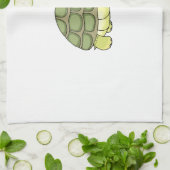 Niedliche Schildkröte Geschirrtuch (Gefaltet)