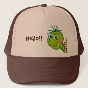 Niedliche Schildkröte - hallo Hut Truckerkappe