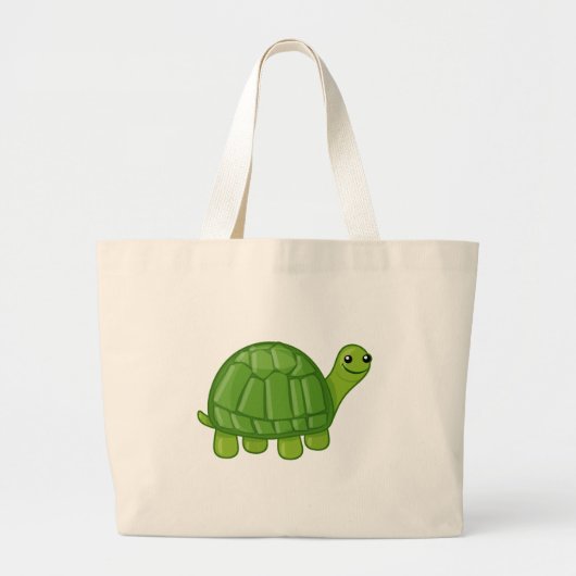 Niedliche Schildkröte Jumbo Stoffbeutel (Vorne)