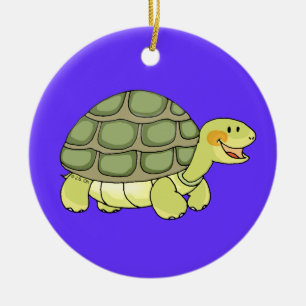 Niedliche Schildkröte Keramikornament