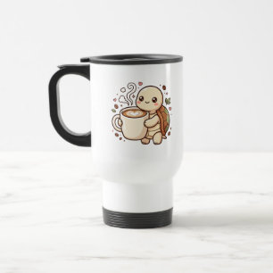Niedliche Schildkröte Latte-Reisemug Reisebecher